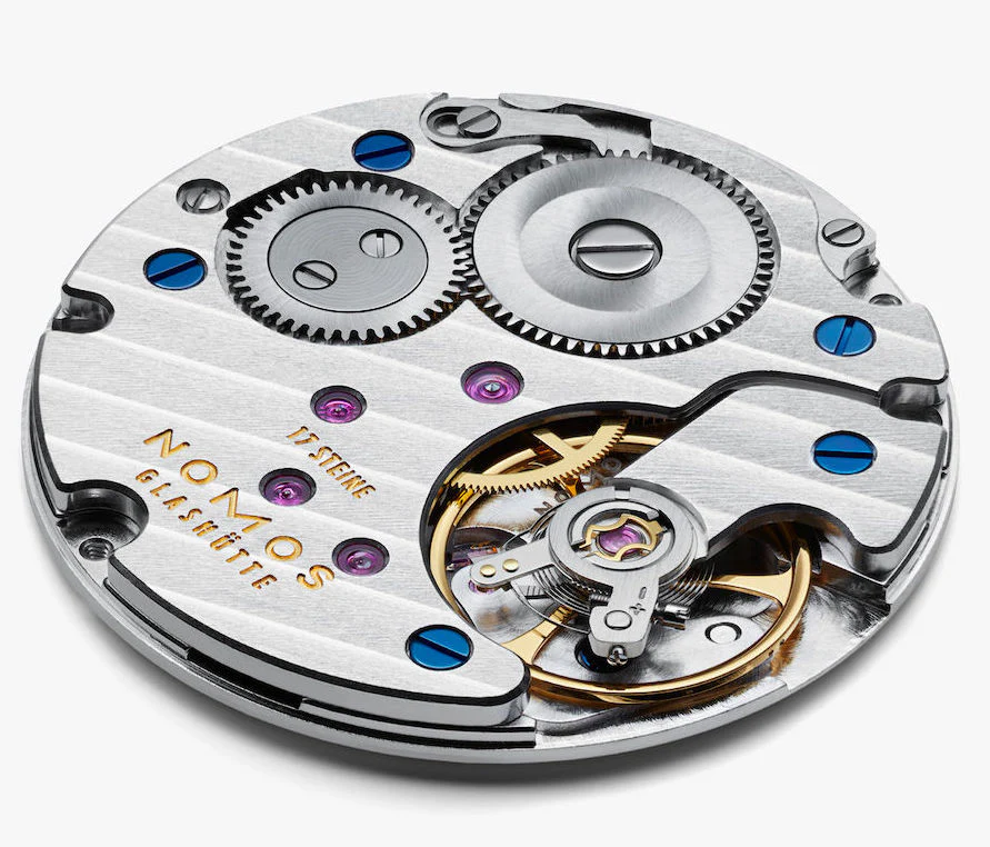 Nomos Glashutte Orion 33 Midnight Blue Sapphire Crystal Watch - Image 8