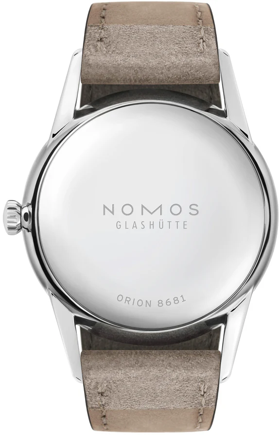 Nomos Glashutte Orion 33 Midnight Blue Steel Back Watch - Image 2