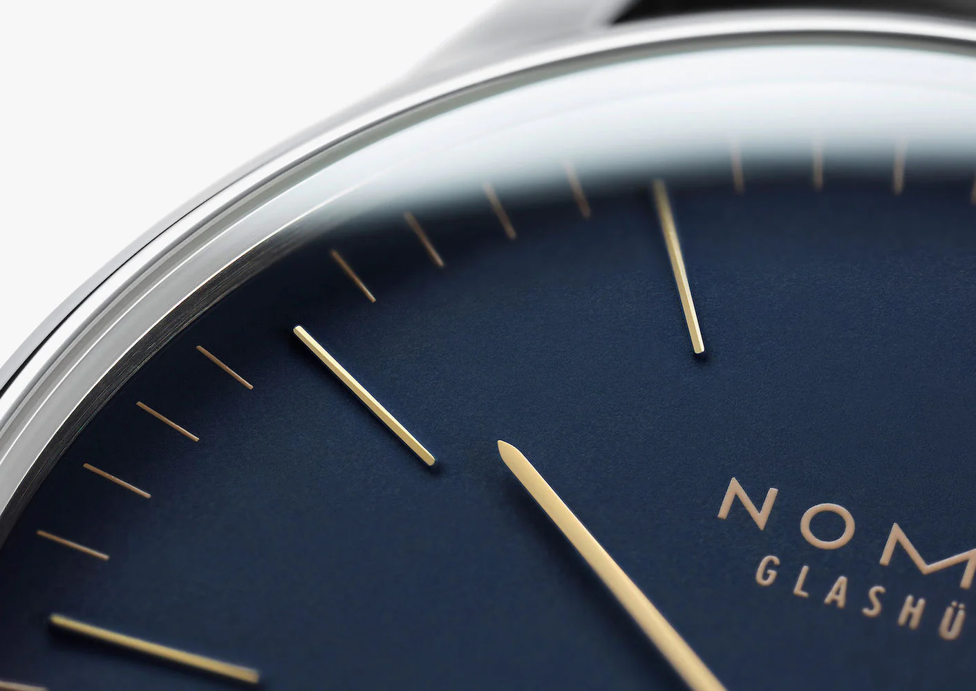 Nomos Glashutte Orion 38 Midnight Blue Steel Back - Image 4