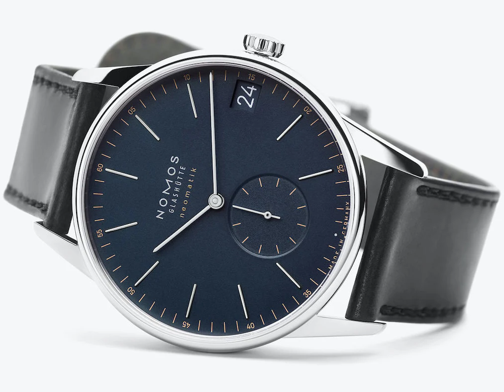 Nomos Glashutte Watch Orion Neomatik 41 Date Midnight Blue Sapphire Crystal - Image 3
