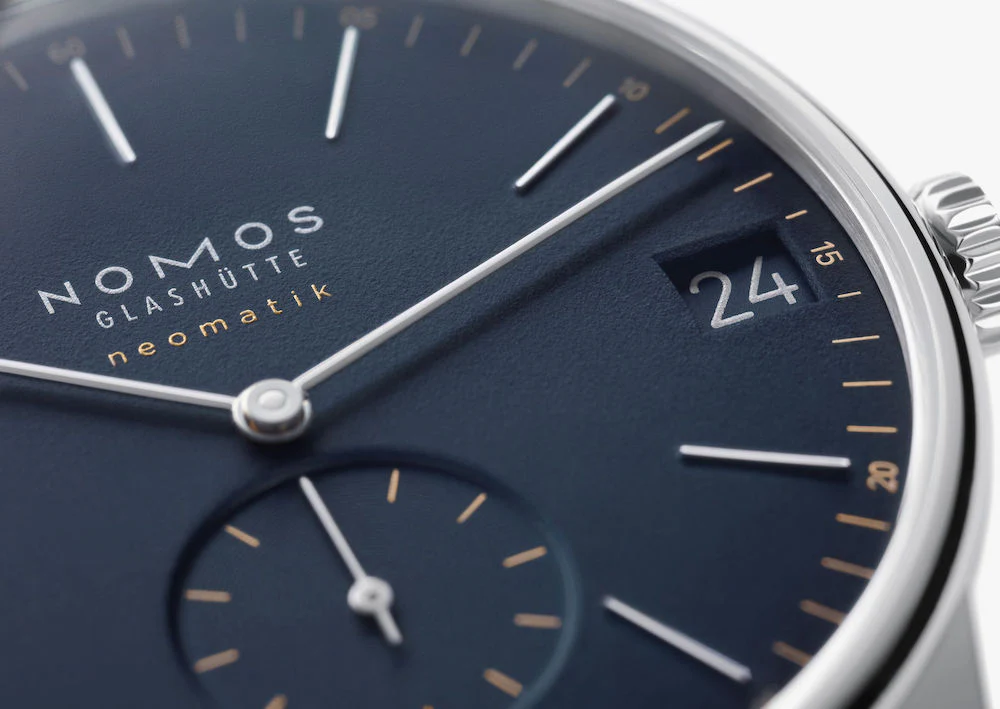 Nomos Glashutte Watch Orion Neomatik 41 Date Midnight Blue Sapphire Crystal - Image 5