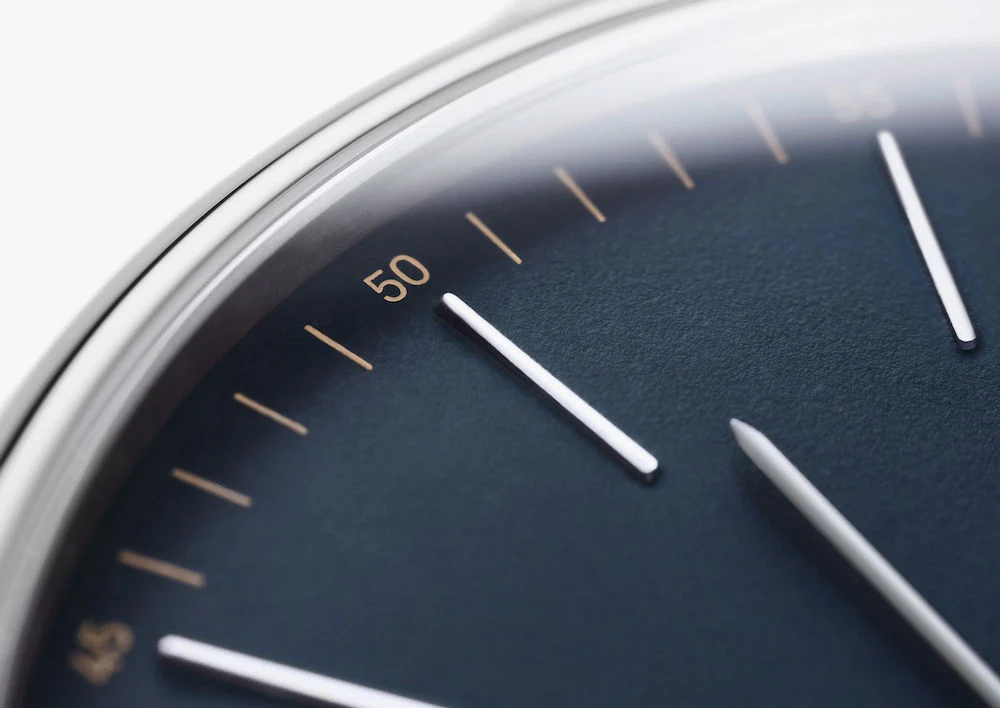 Nomos Glashutte Watch Orion Neomatik 41 Date Midnight Blue Sapphire Crystal - Image 8