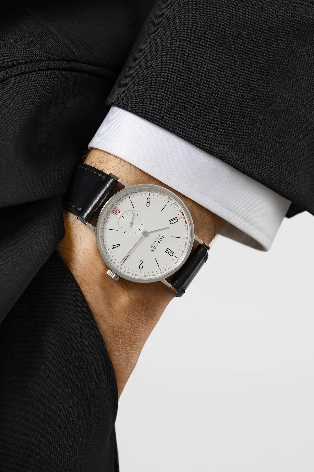 Nomos Glashutte Tangente 2Date Sapphire Crystal Watch - Image 5