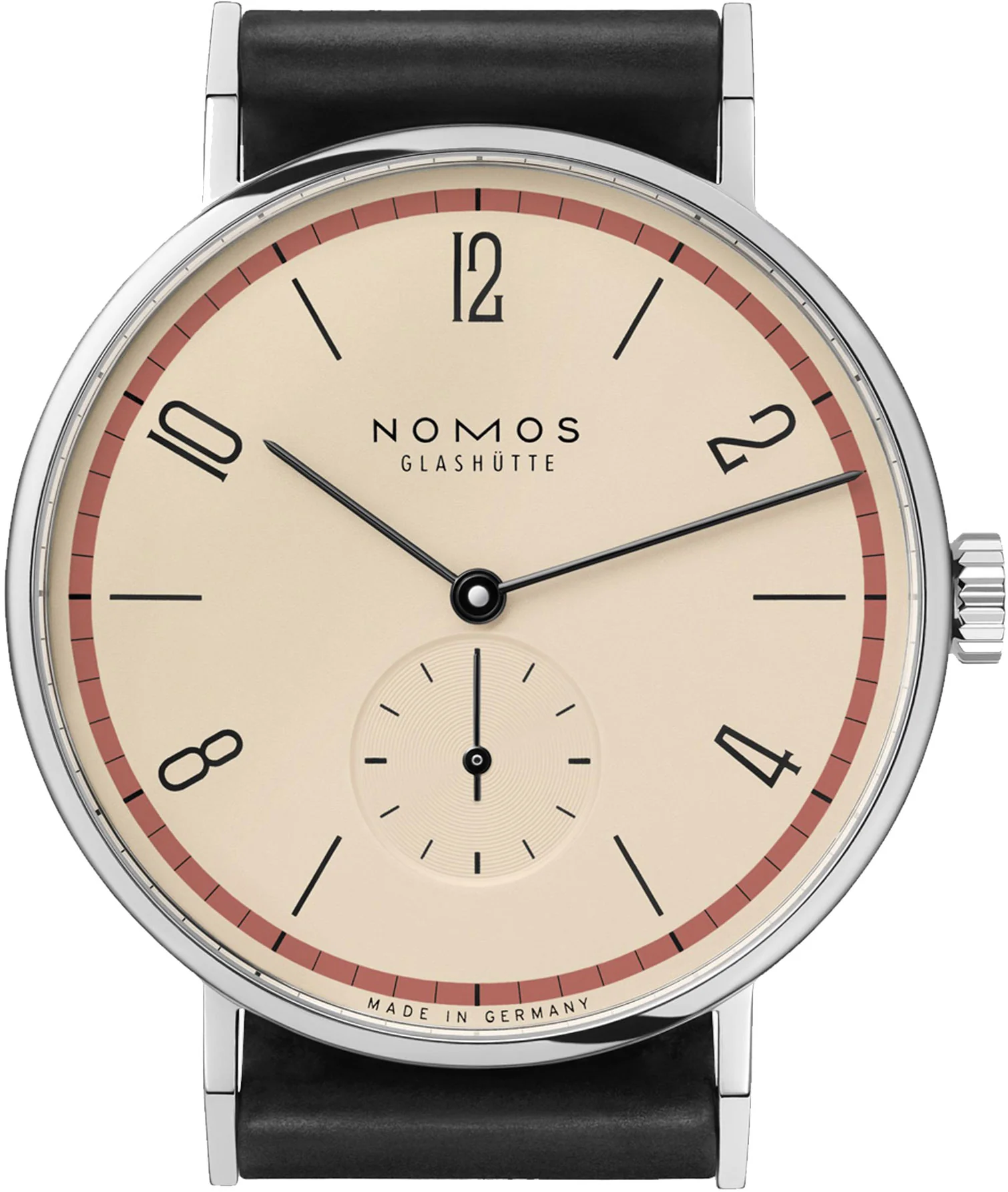 Nomos Glashutte Watch Tangente 38 Bauhaus Red Limited Edition