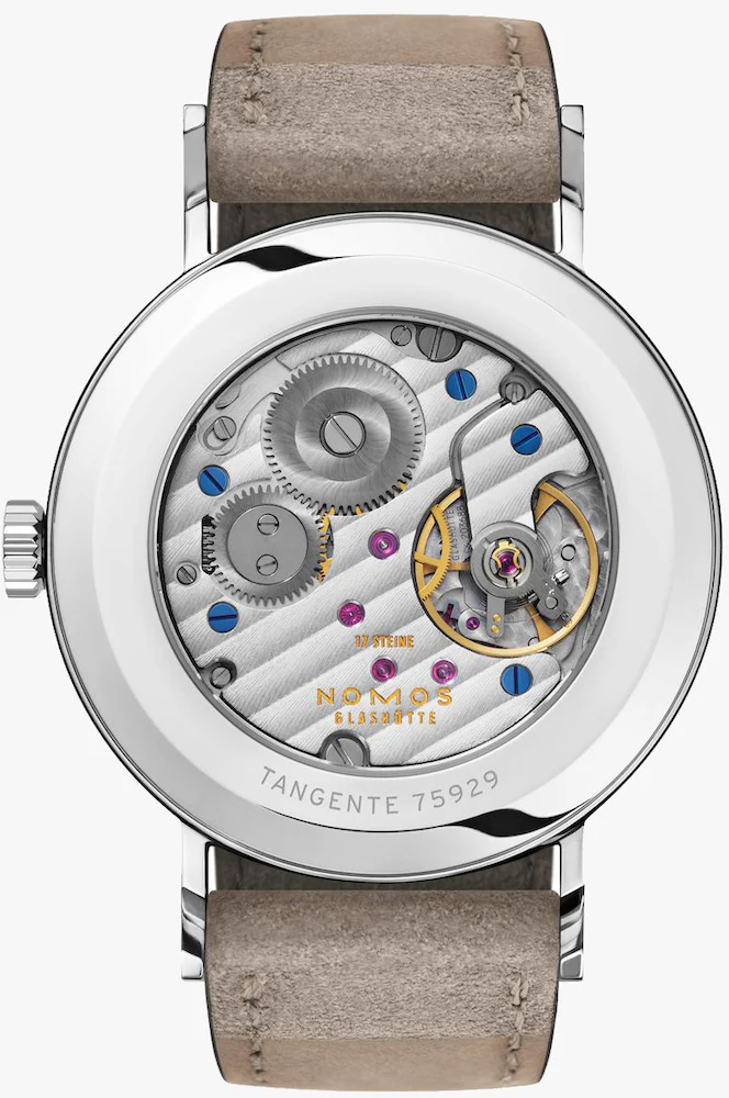 Nomos Glashutte Tangente Midnight Blue Sapphire Crystal Watch - Image 2