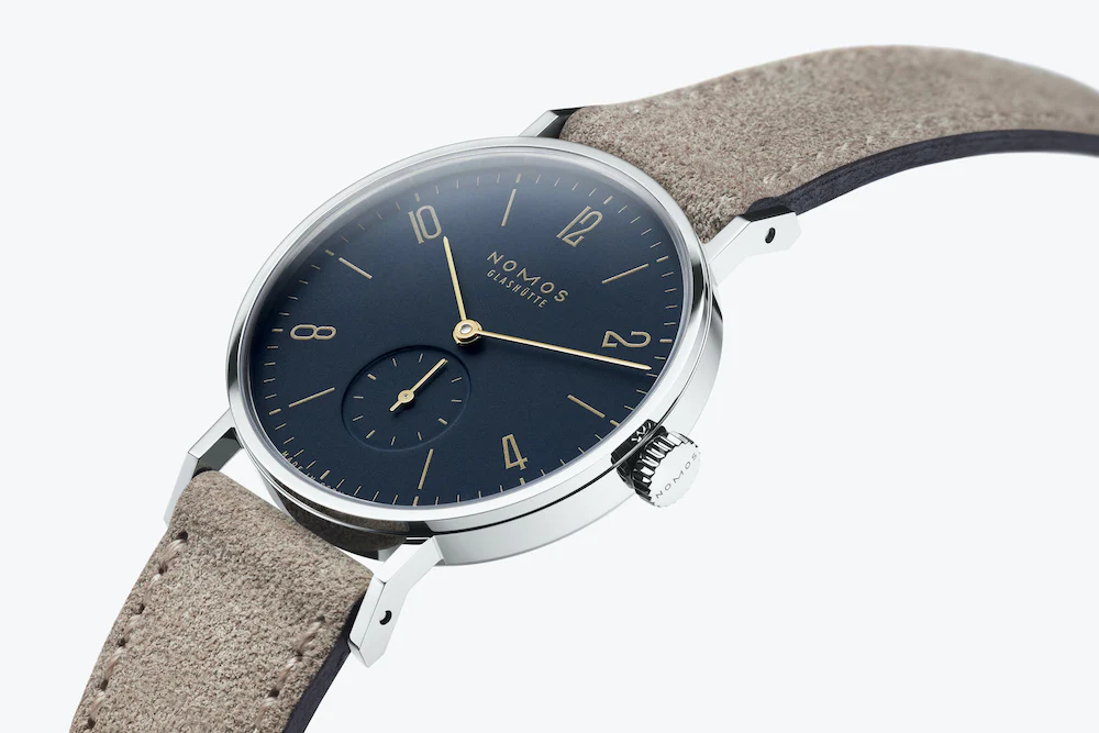 Nomos Glashutte Tangente Midnight Blue Steel Back Watch - Image 3