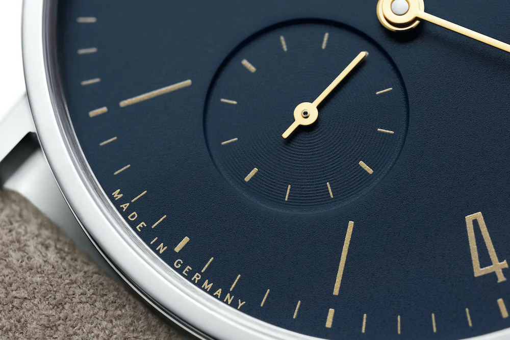 Nomos Glashutte Tangente Midnight Blue Steel Back Watch - Image 4