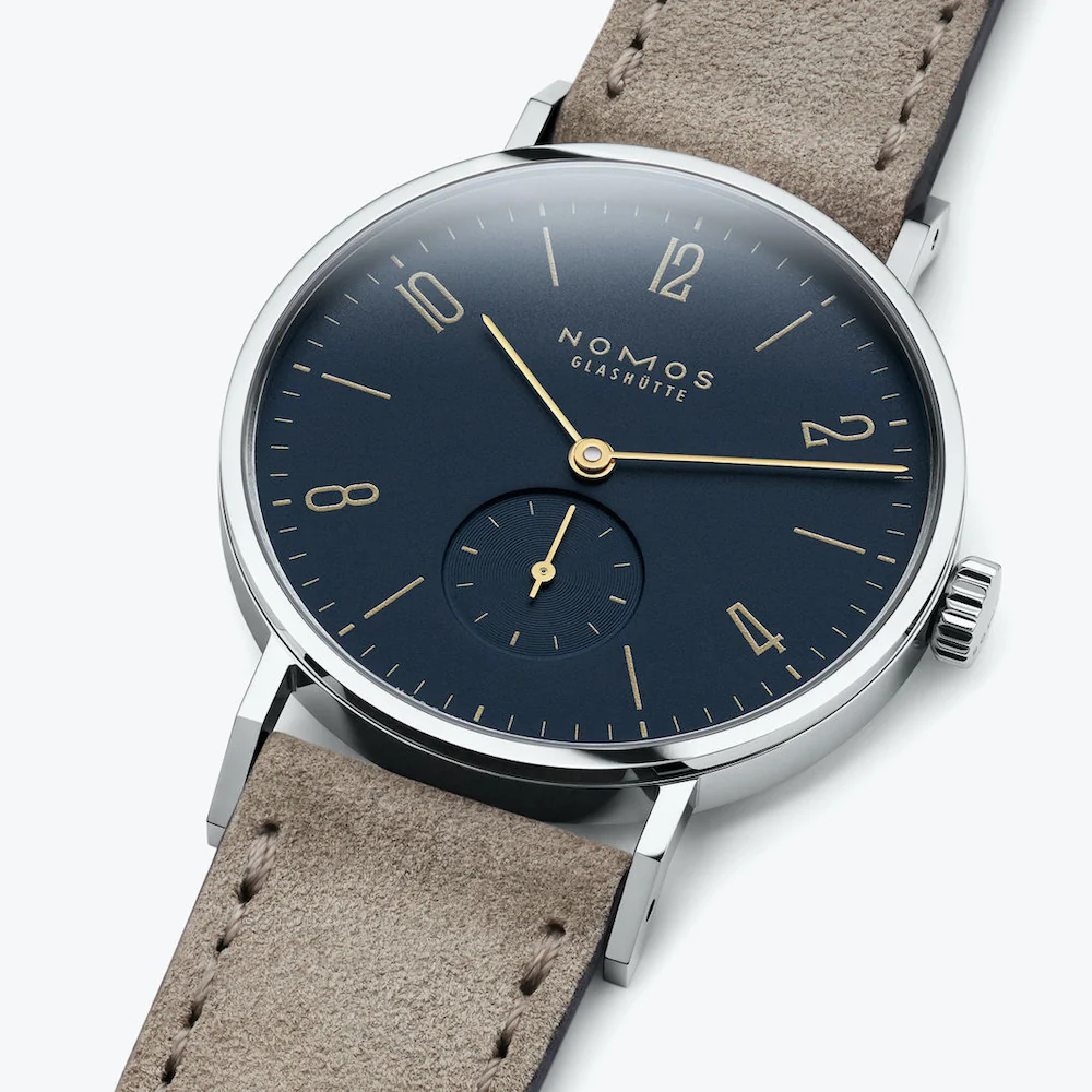 Nomos Glashutte Tangente Midnight Blue Steel Back Watch - Image 5