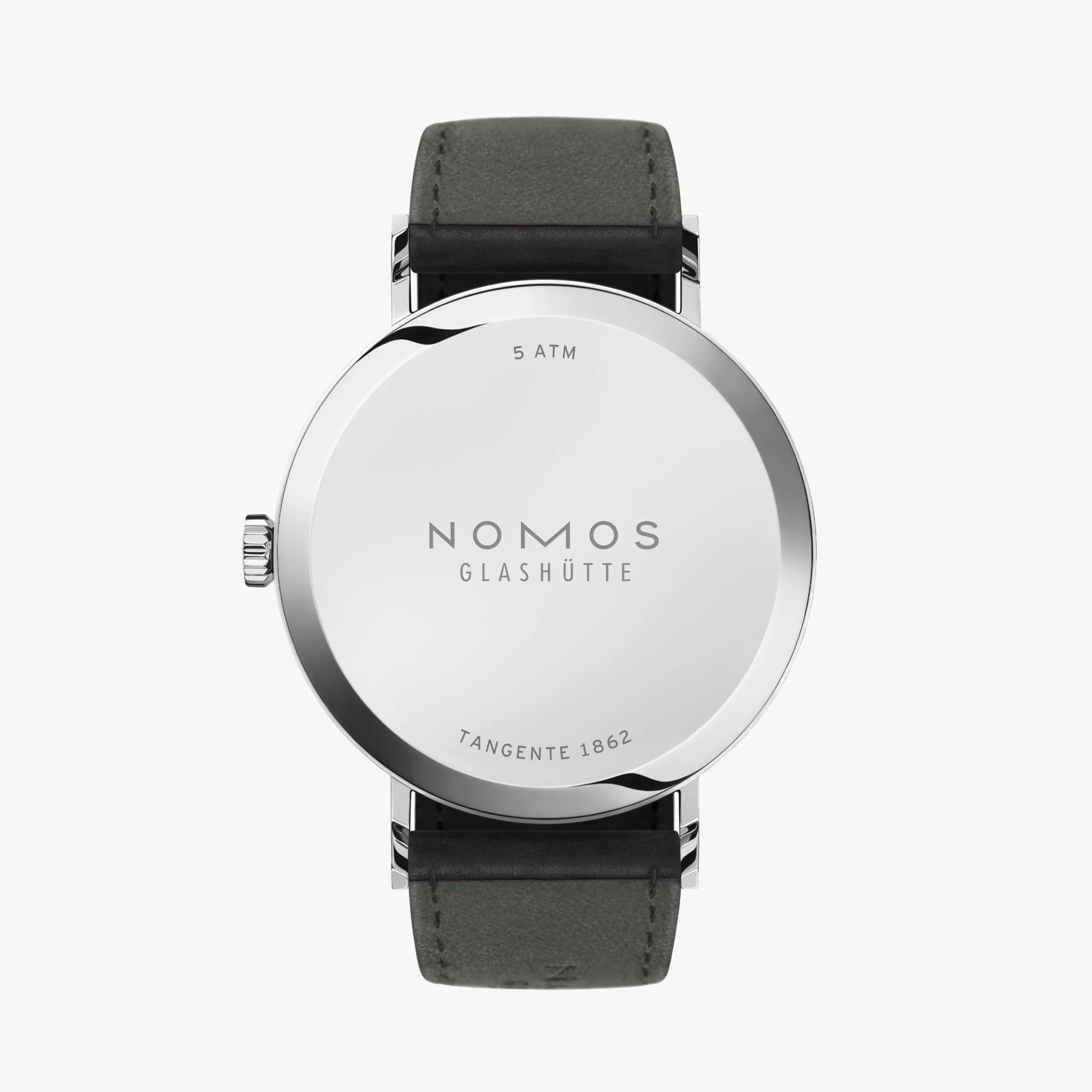 Nomos Glashutte Tangente Neomatik 39 Blue Gold Steel Back Watch - Image 2