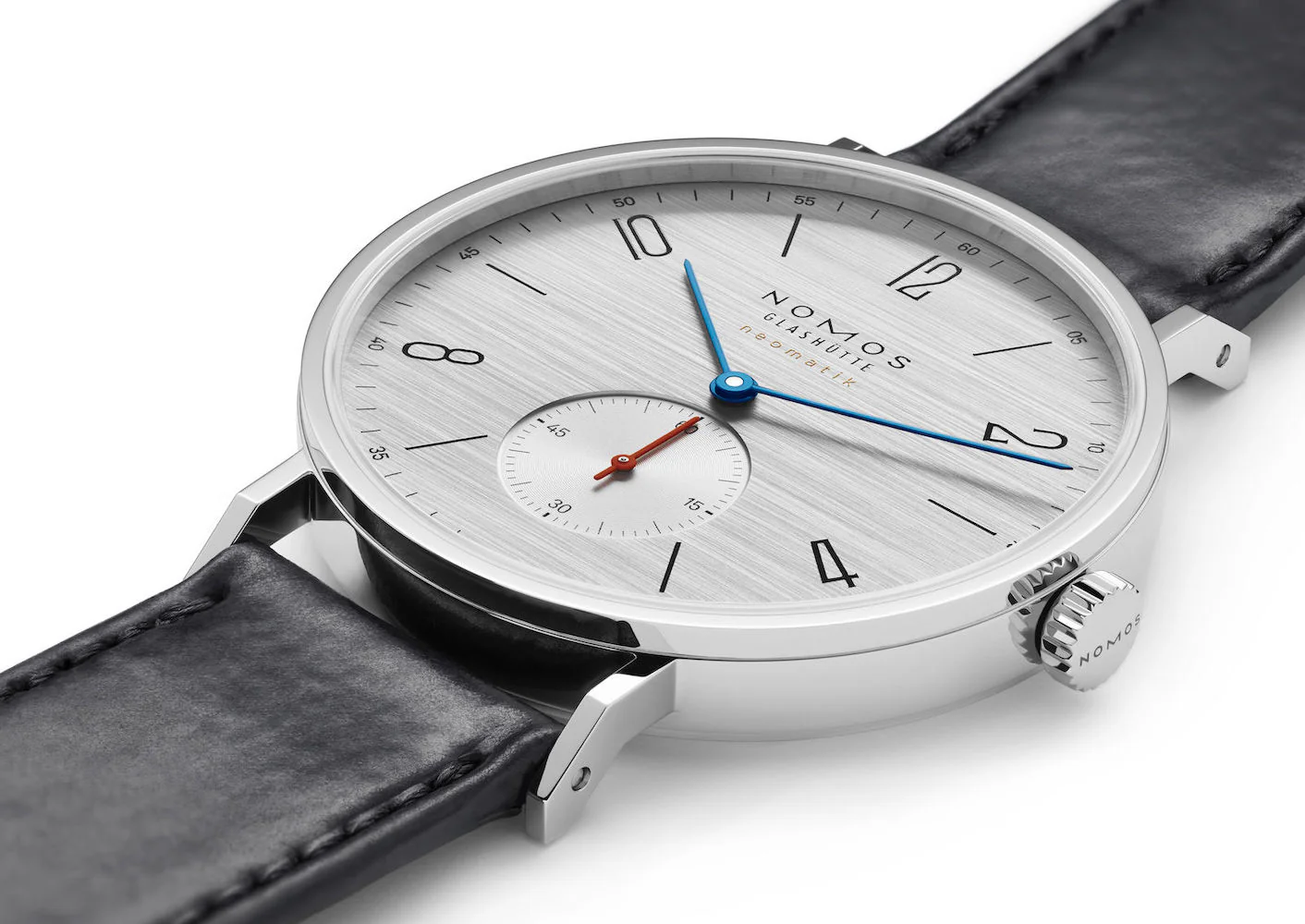 Nomos Glashutte Watch Tangente Neomatik 39 Silvercut Sapphire Crystal - Image 5