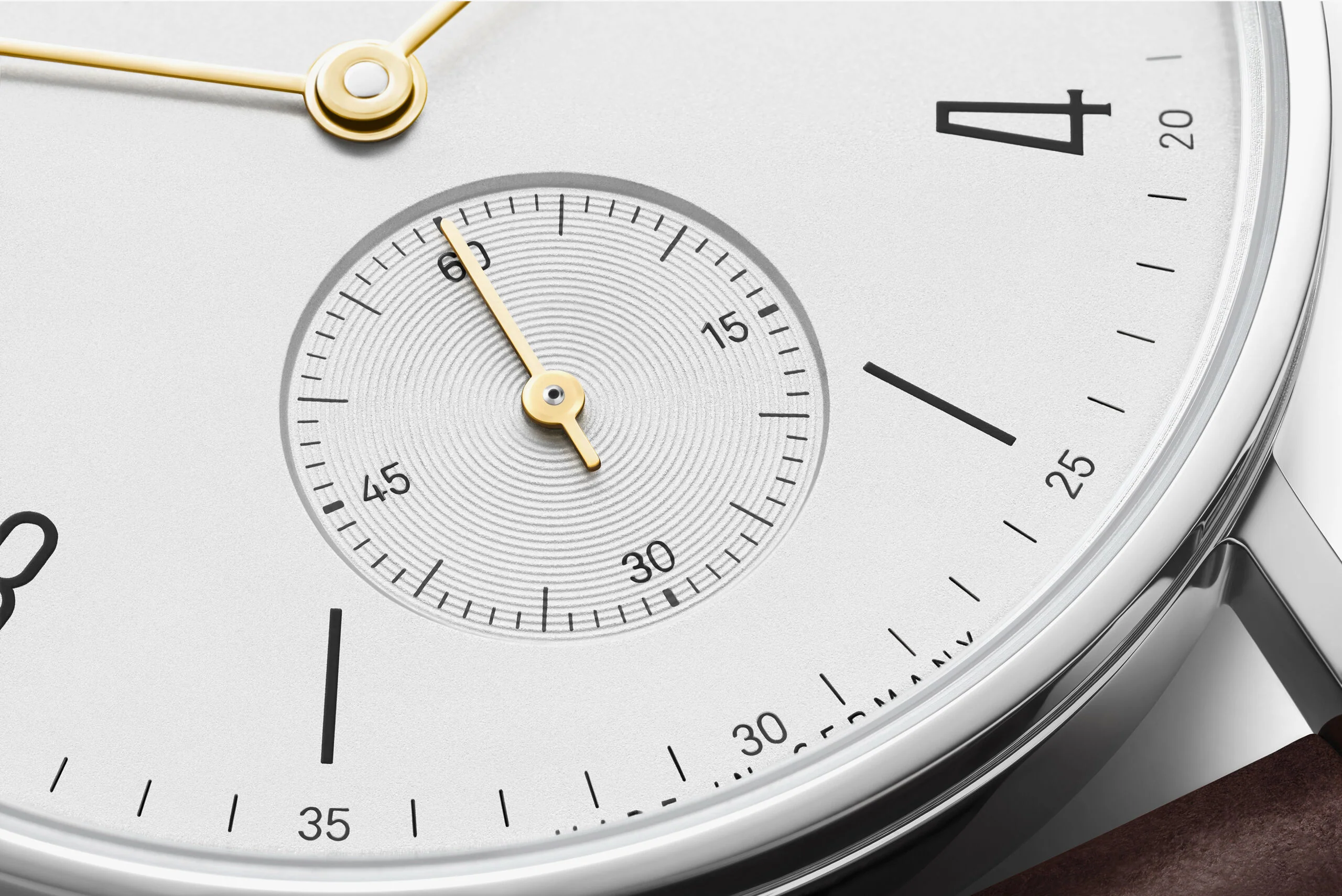 Nomos Glashutte Tangente Neomatik Dore Sapphire Crystal Watch - Image 4