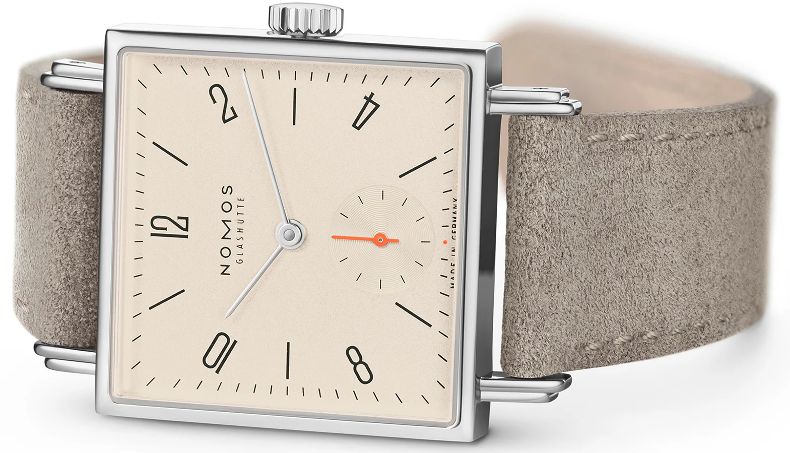 Nomos Glashutte Tetra 27 Champagne Steel Back Watch - Image 3