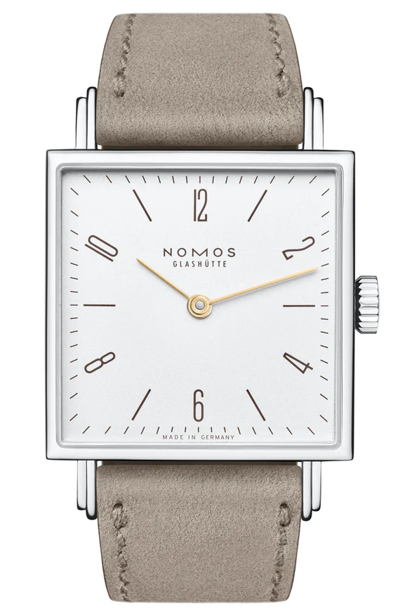 Nomos Glashutte Tetra 27 Duo Steel Back Watch