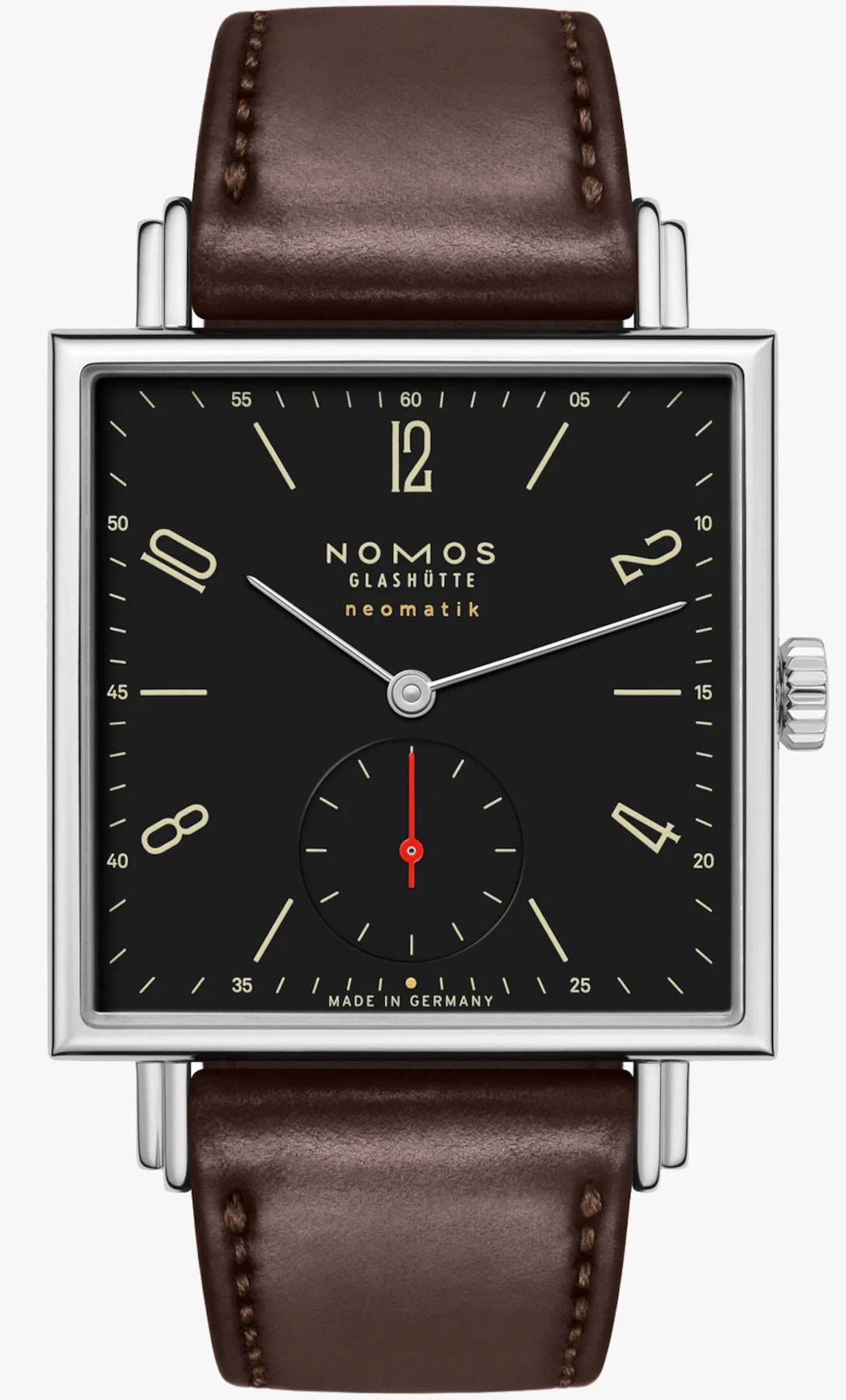 Nomos Glashutte Watch Tetra Black Neomatik 175 Years of Watchmaking Limited Edition