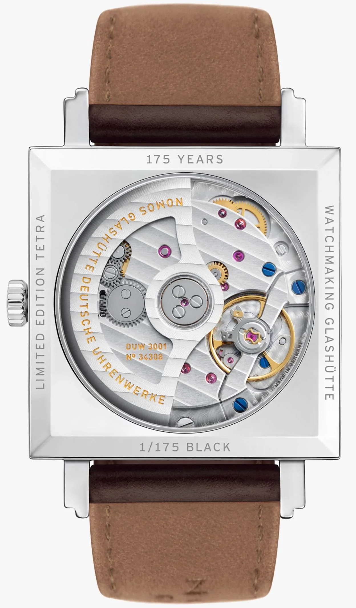 Nomos Glashutte Watch Tetra Black Neomatik 175 Years of Watchmaking Limited Edition - Image 2