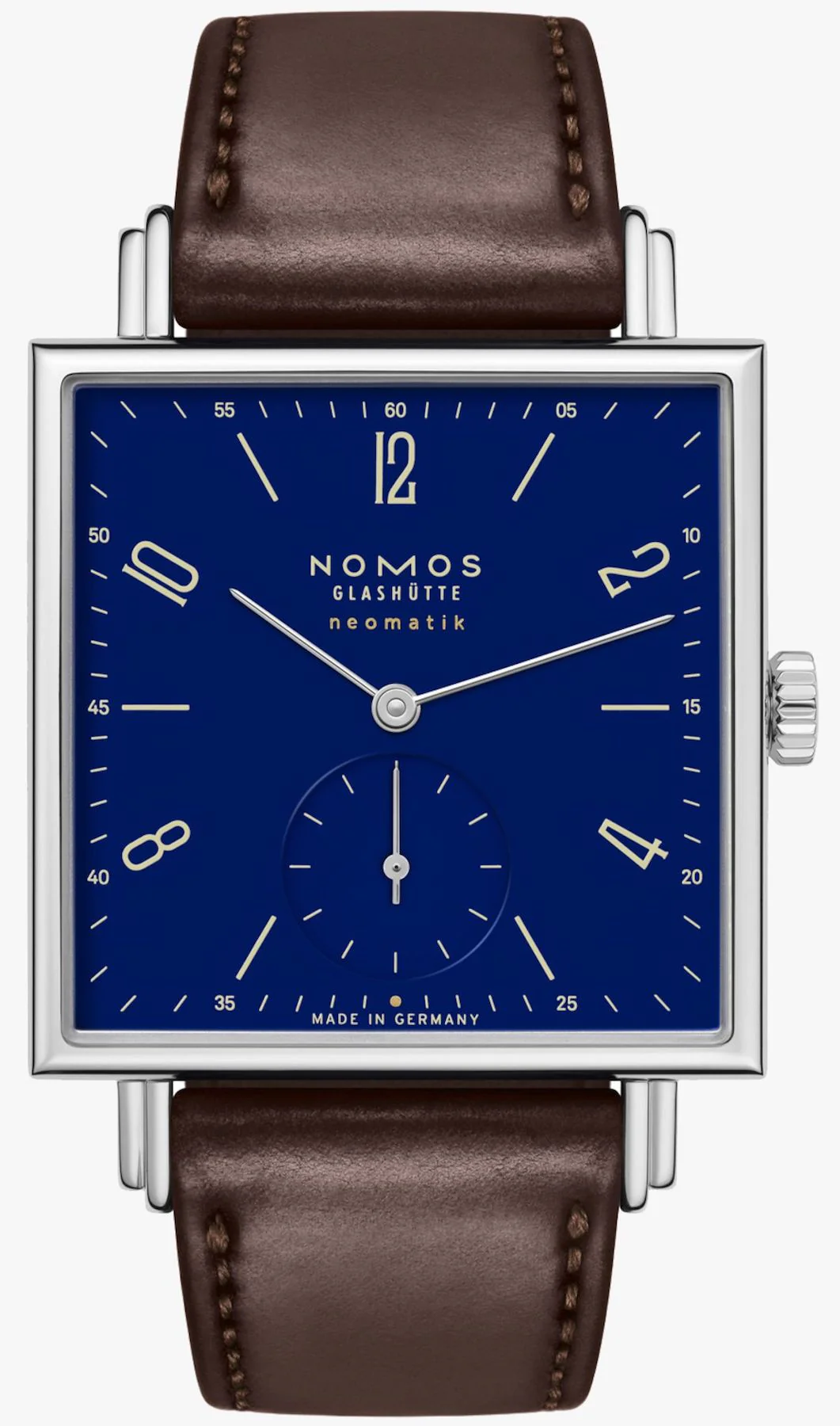 Nomos Glashutte Watch Tetra Blue Neomatik 175 Years of Watchmaking Limited Edition