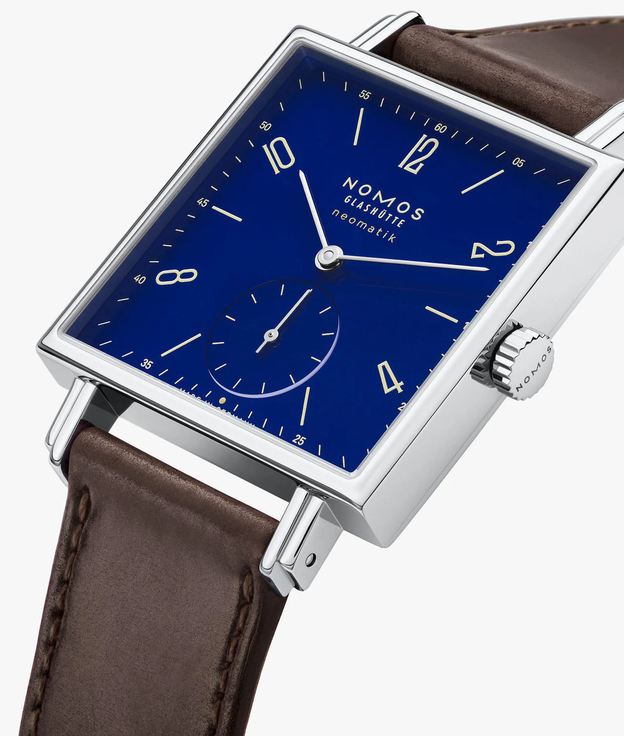Nomos Glashutte Watch Tetra Blue Neomatik 175 Years of Watchmaking Limited Edition - Image 4