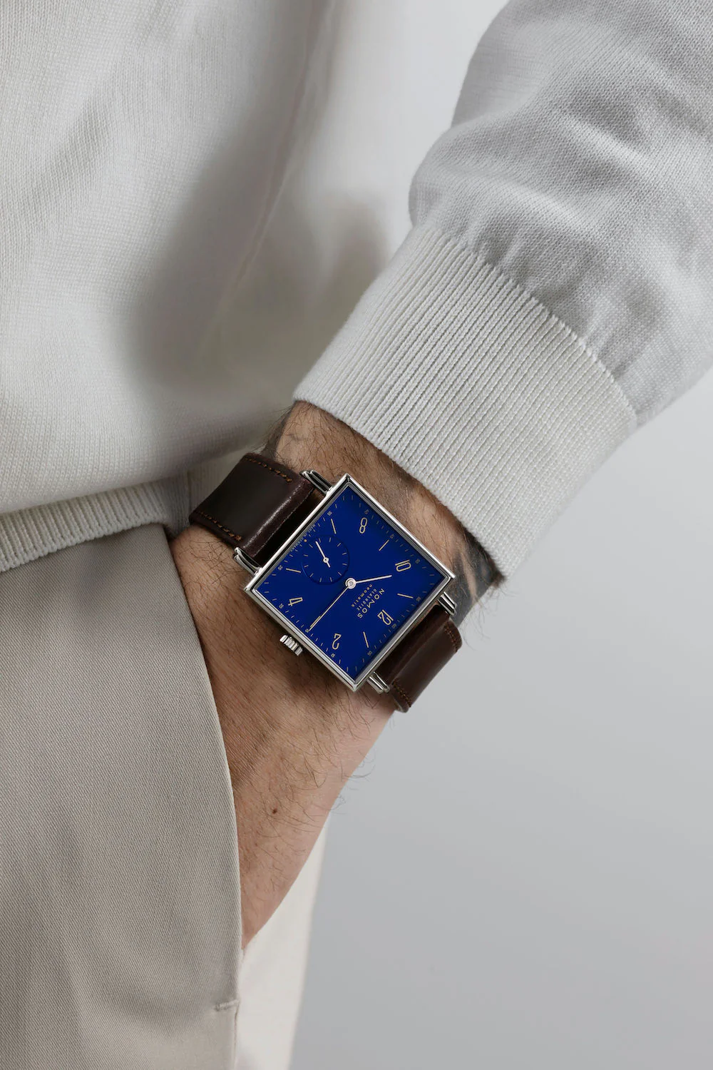 Nomos Glashutte Watch Tetra Blue Neomatik 175 Years of Watchmaking Limited Edition - Image 5