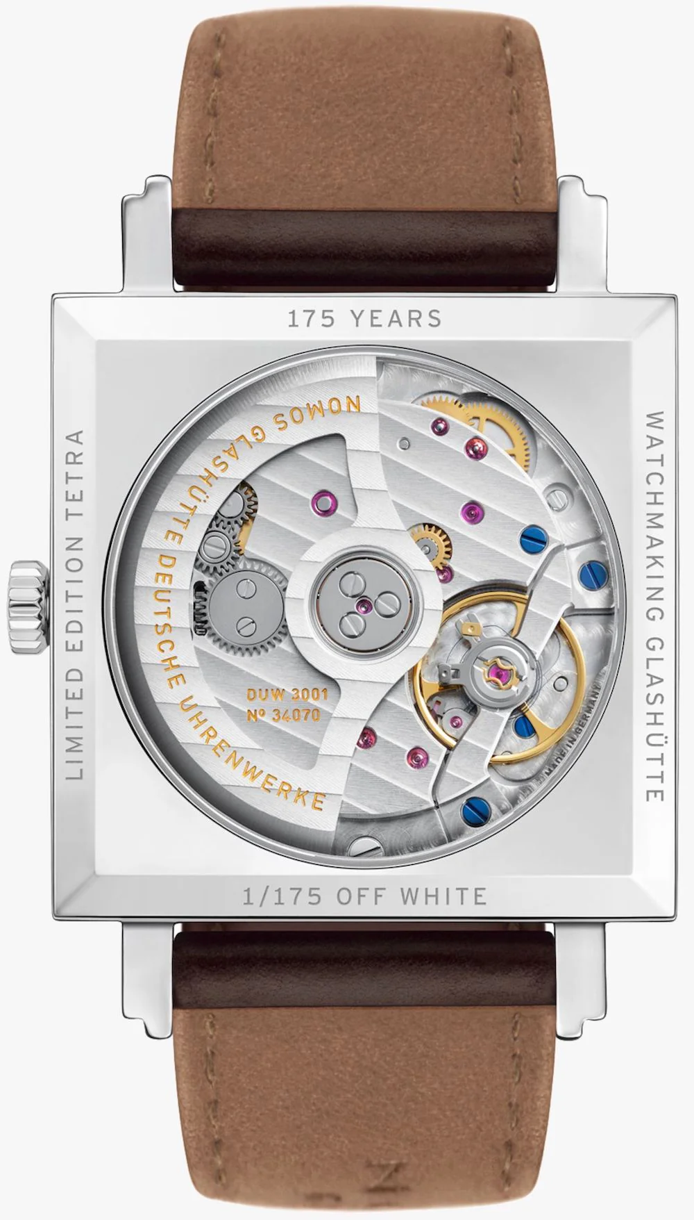 Nomos Glashutte Watch Tetra Neomatik Off White 175 Years of Watchmaking Limited Edition - Image 2