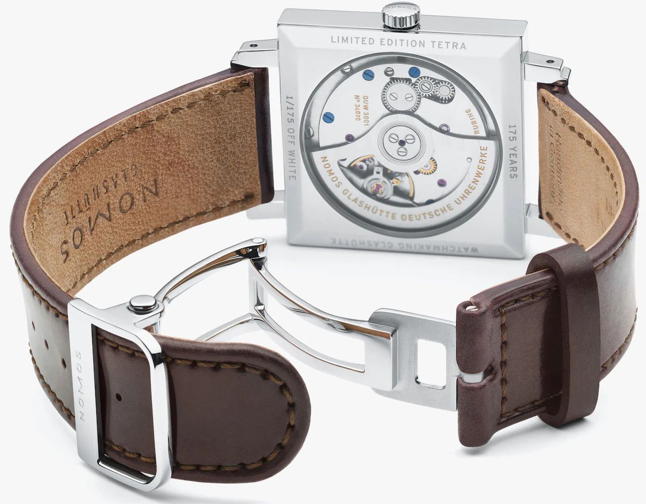 Nomos Glashutte Watch Tetra Neomatik Off White 175 Years of Watchmaking Limited Edition - Image 3