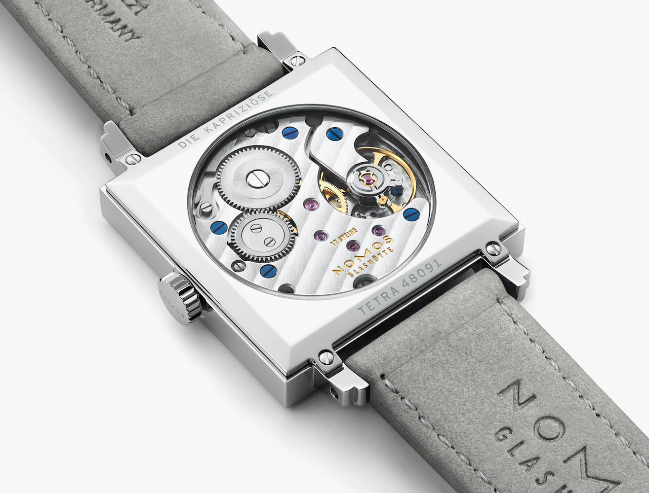 Nomos Glashutte Tetra Nude Sapphire Crystal Watch - Image 8