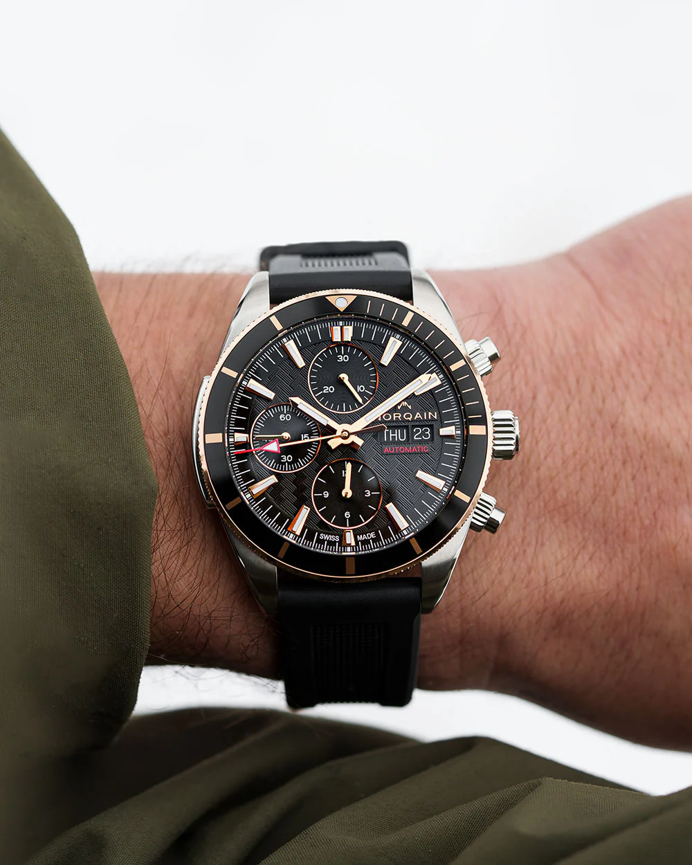 Norqain Adventure Sport Chrono Day Date Rubber - Image 2