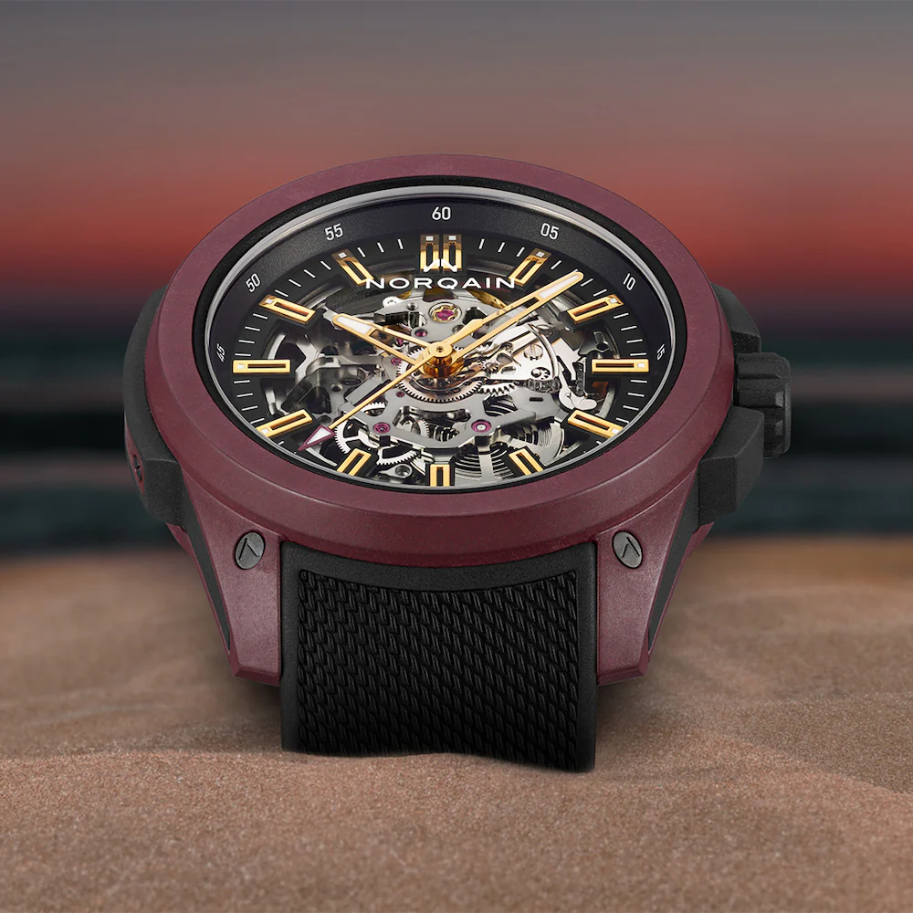 Norqain Wild One Skeleton Burgundy Limited Edition D - Image 5