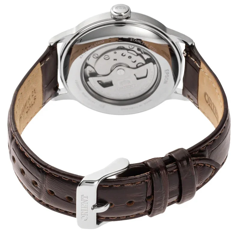 Orient Bambino 40.5mm Green Watch - Image 4