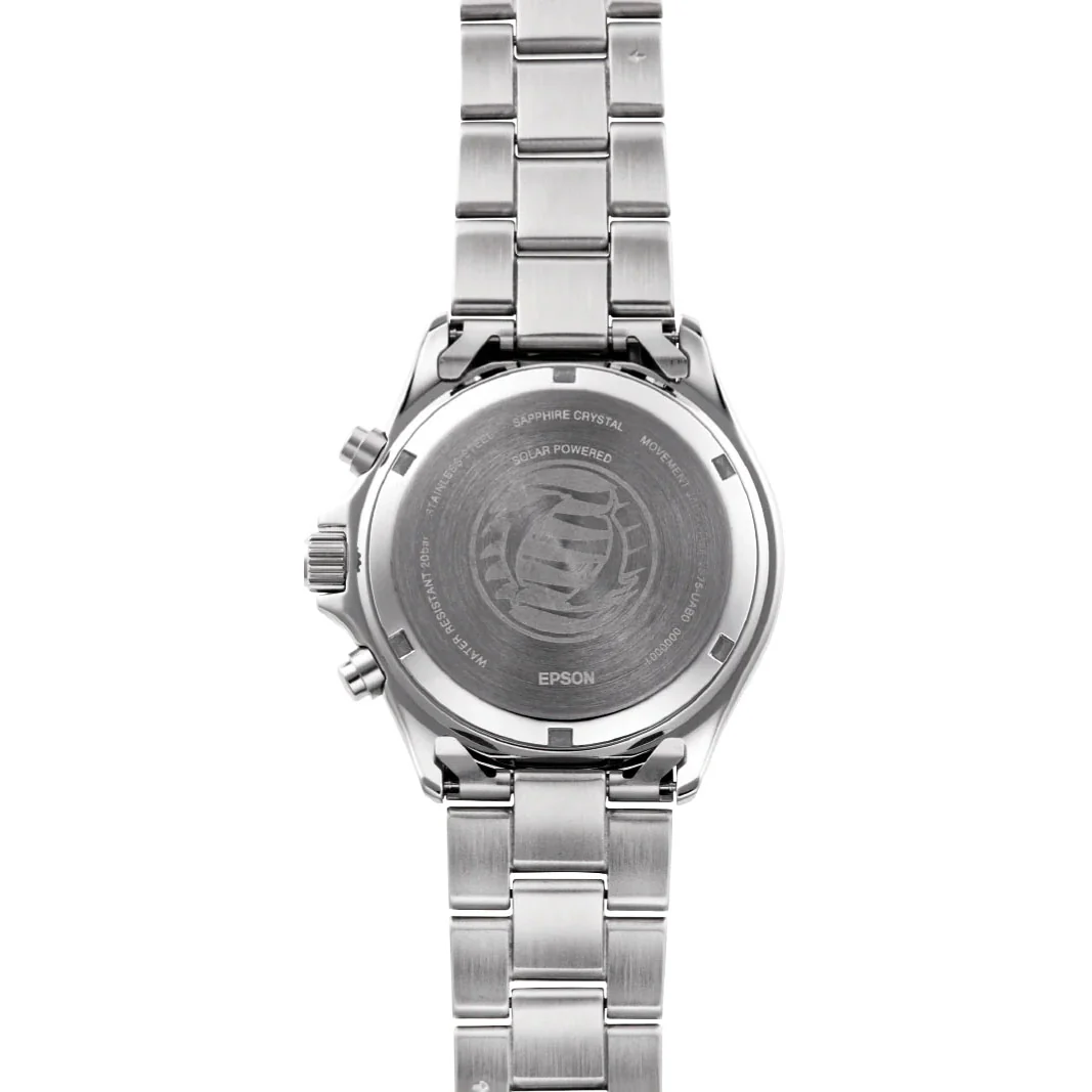 Orient Mako Solar Chronograph White Watch - Image 2