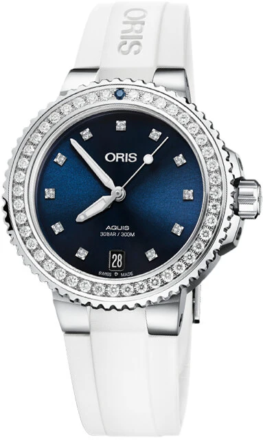 Oris Watch Aquis Date Diamond Ladies