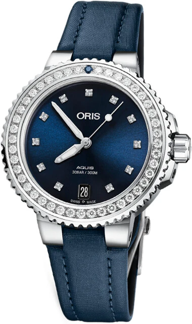 Oris Watch Aquis Date Diamond Ladies