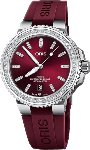 Oris Aquis Date Diamond Red