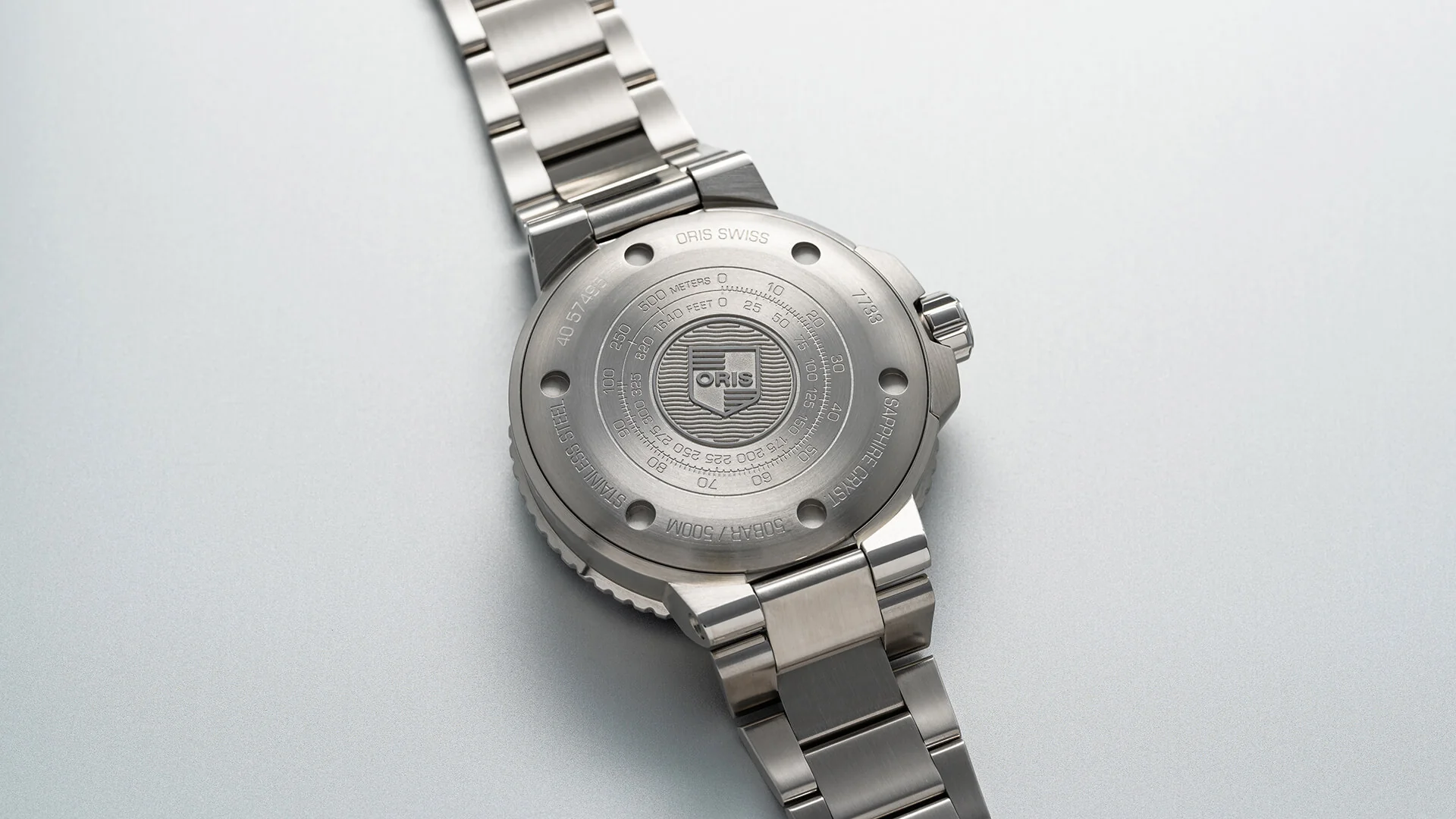 Oris Aquis Date Small Seconds Bracelet Watch - Image 7