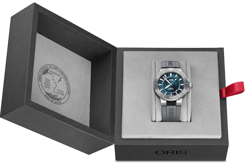 Oris Watch Aquis Source of Life Rubber Limited Edition - Image 4