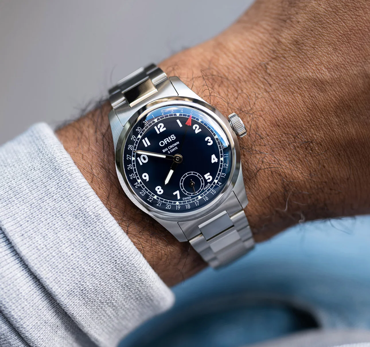 Oris Big Crown Pointer Date Calibre 403 Midnight Blue Watch - Image 5