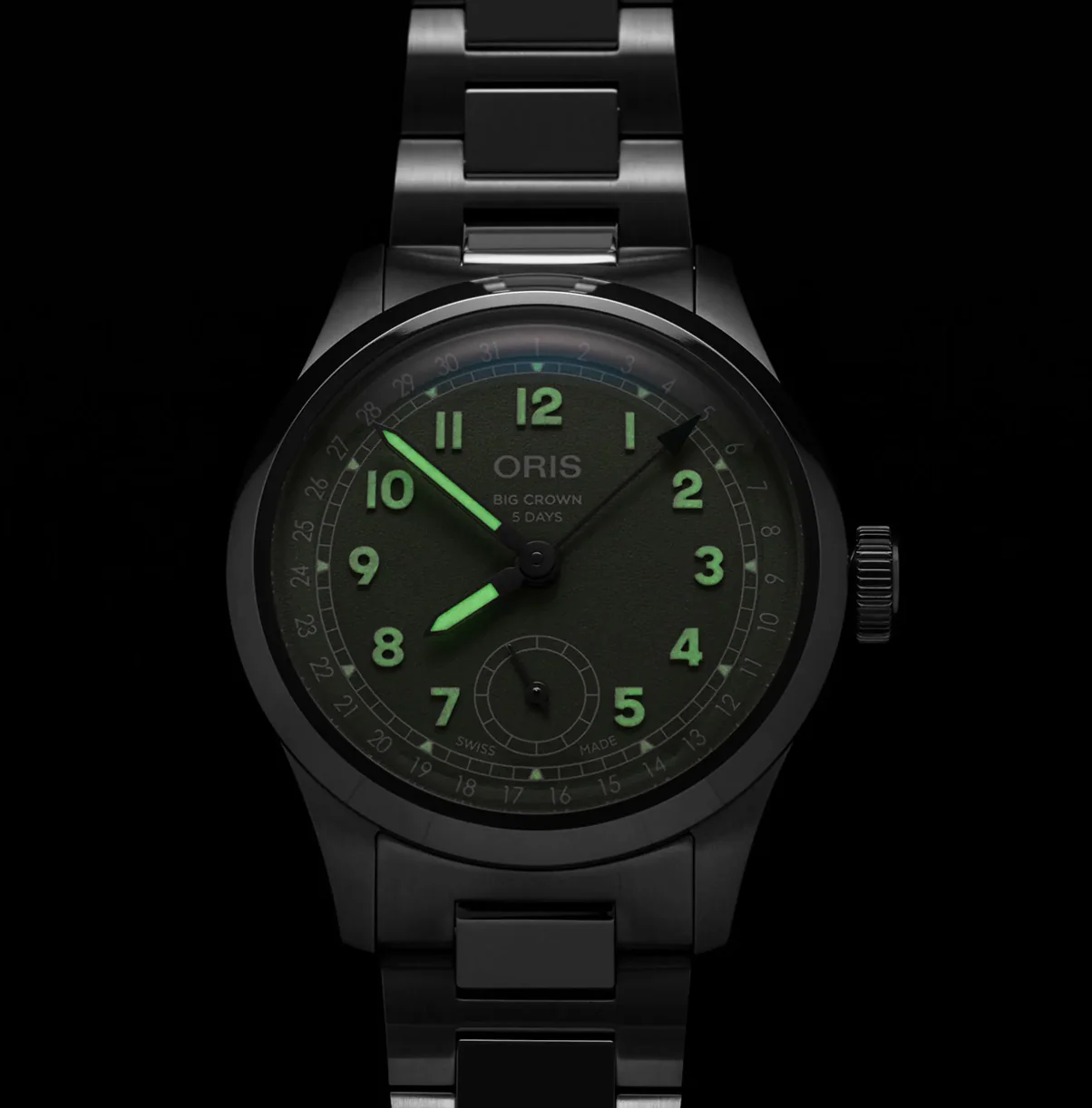 Oris Big Crown Pointer Date Calibre 403 Green Watch - Image 2