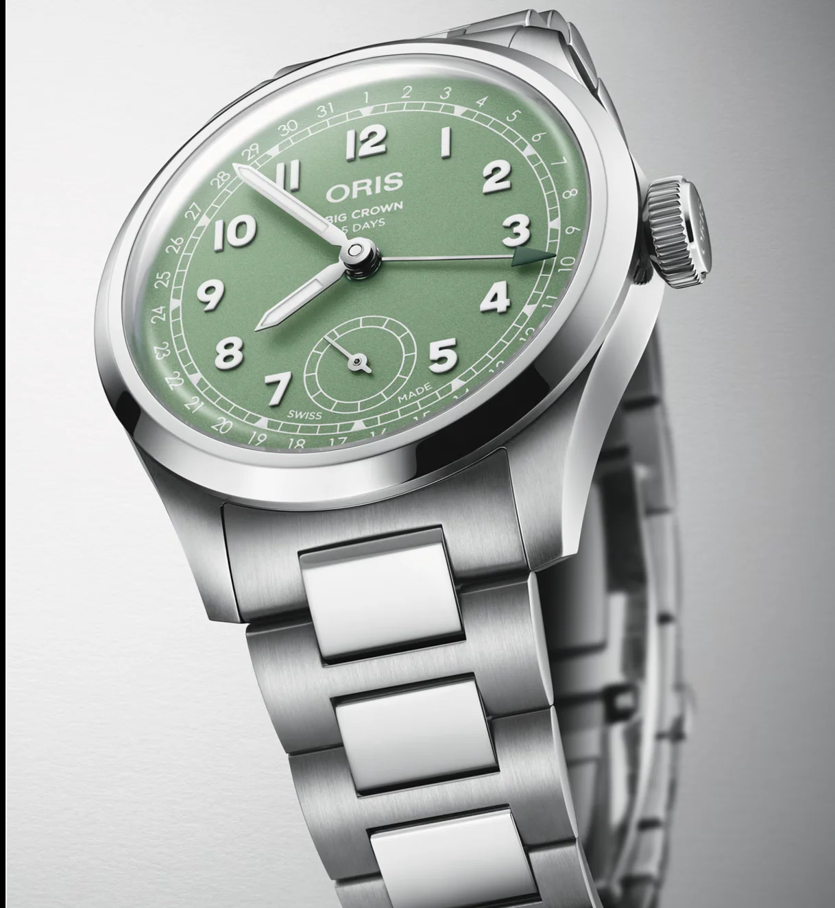 Oris Big Crown Pointer Date Calibre 403 Green Watch - Image 4