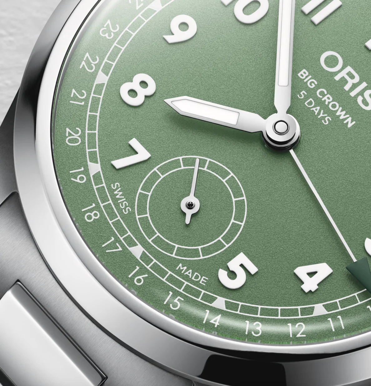 Oris Big Crown Pointer Date Calibre 403 Green Watch - Image 5