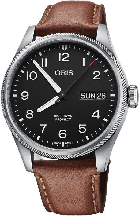 Oris Big Crown ProPilot Big Day Date Leather Watch
