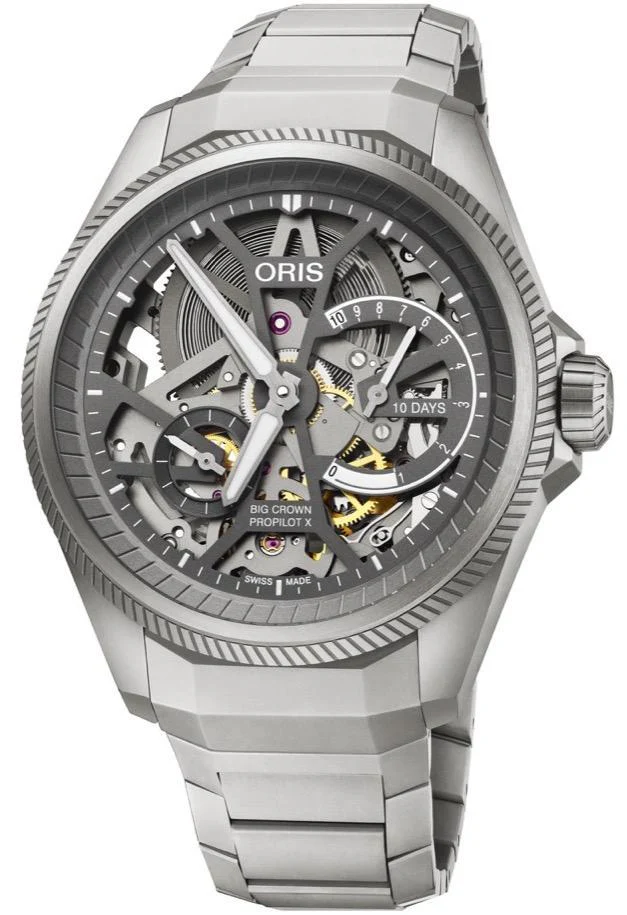 Oris Big Crown ProPilot X Calibre 115 Skeleton Bracelet Watch