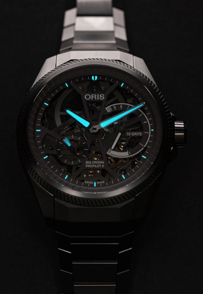 Oris Big Crown ProPilot X Calibre 115 Skeleton Bracelet Watch - Image 2