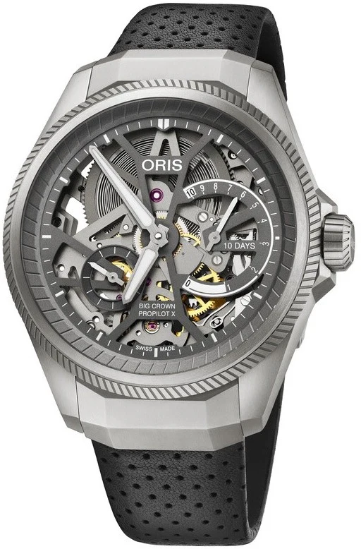 Oris Big Crown ProPilot X Calibre 115 Skeleton Leather Watch