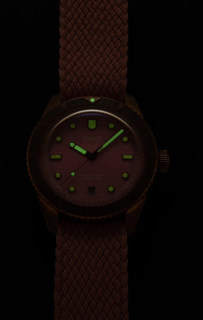 Oris Divers Sixty Five Cotton Candy Bronze Lipstick Pink - Image 3