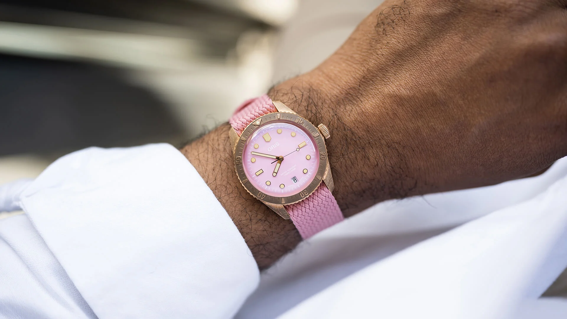 Oris Divers Sixty Five Cotton Candy Bronze Lipstick Pink - Image 7