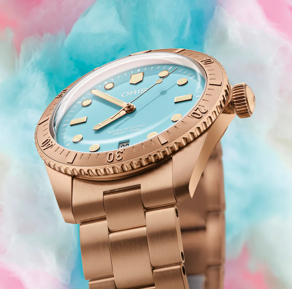Oris Divers Sixty-Five Cotton Candy Sky Blue Bracelet - Image 3