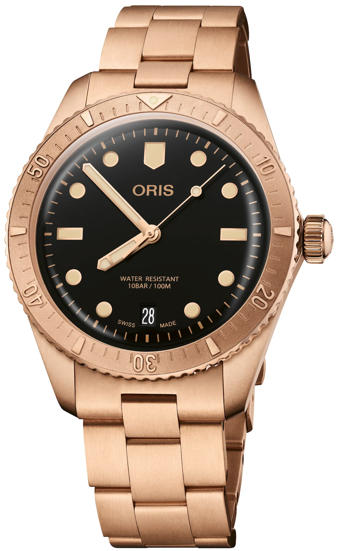 Oris Divers Sixty Five Bronze Cotton Candy Sepia