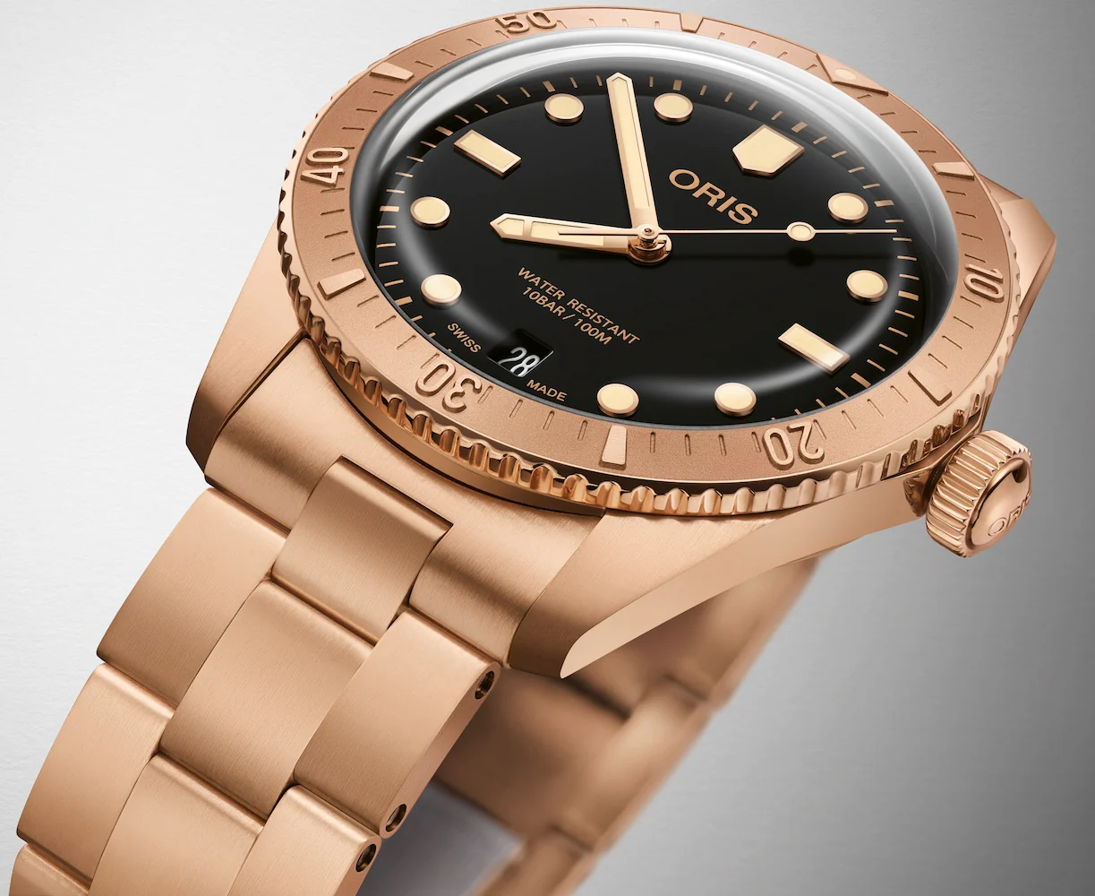 Oris Divers Sixty Five Bronze Cotton Candy Sepia - Image 2
