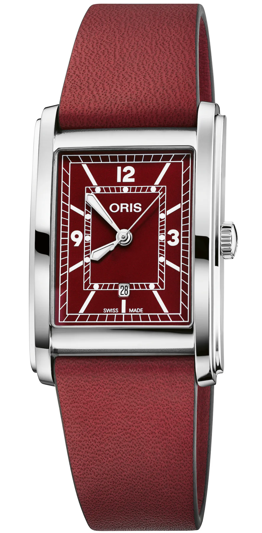 Oris Watch Rectangular Red