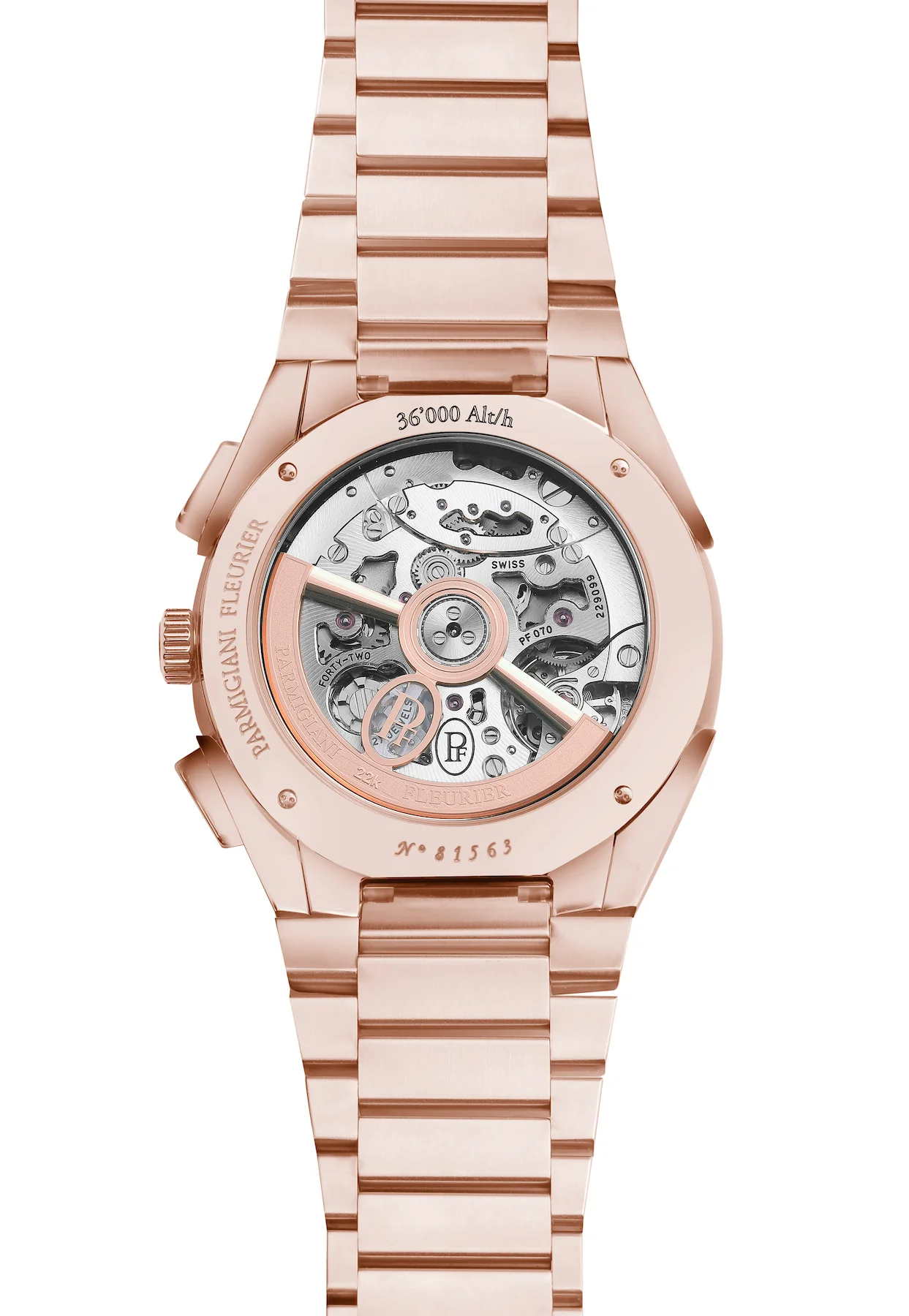 Parmigiani Fleurier Tonda PF Chronograph Rose Gold Watch - Image 2