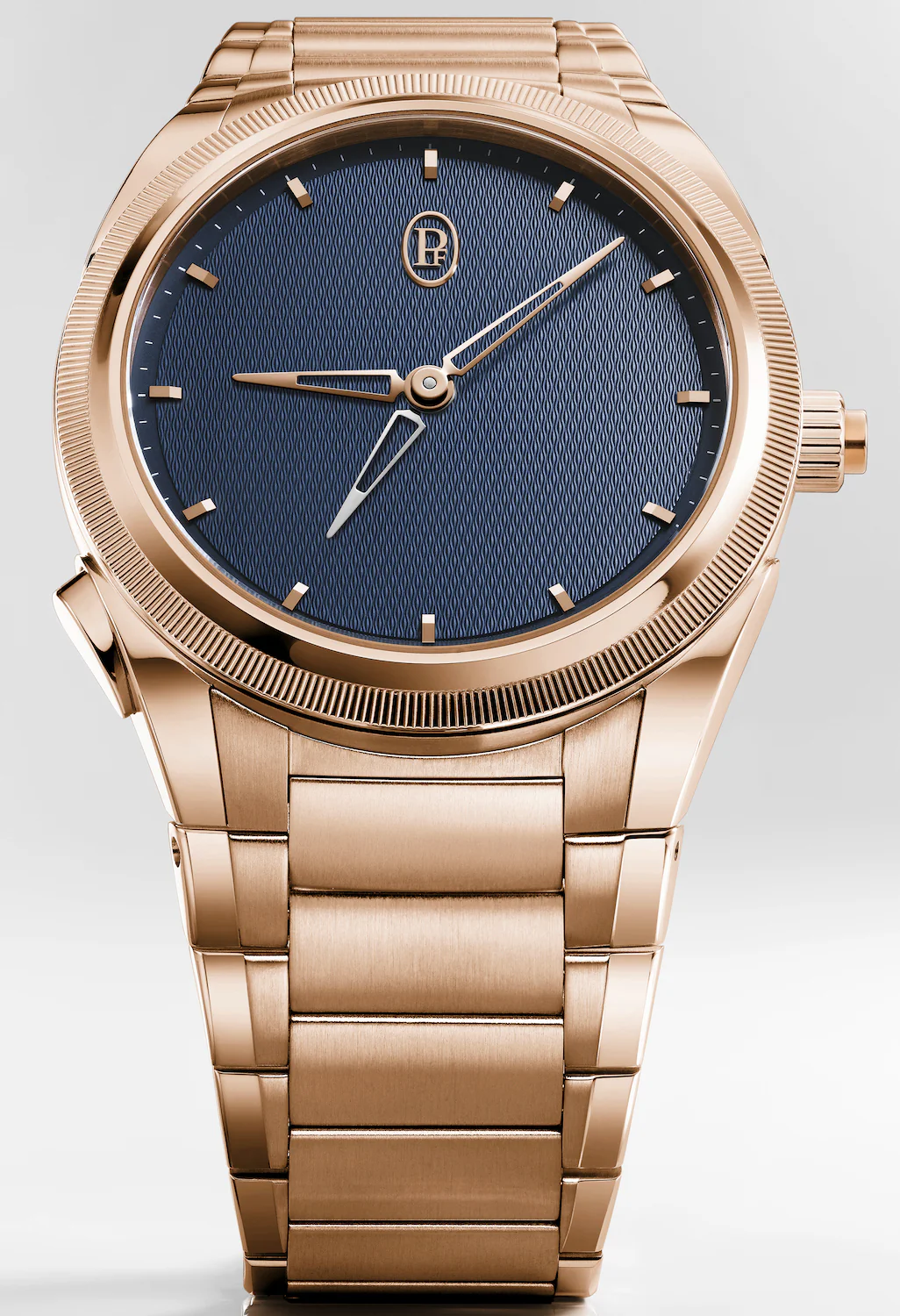 Parmigiani Fleurier Tonda PF GMT Rattrapante Gold Milano Blue Watch - Image 3